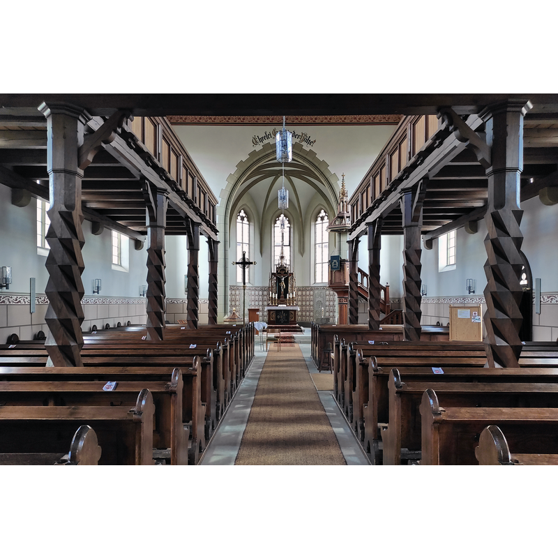 Source caption: "Evangelisch-lutherische Pfarrkirche St. Bartholomäus Diebach."