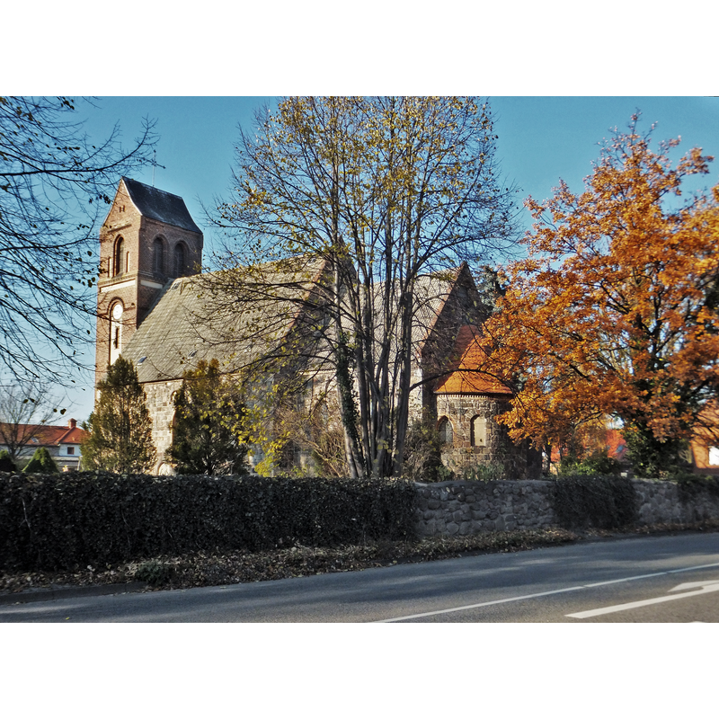 Source caption: "Dorfkirche Schwanebeck"