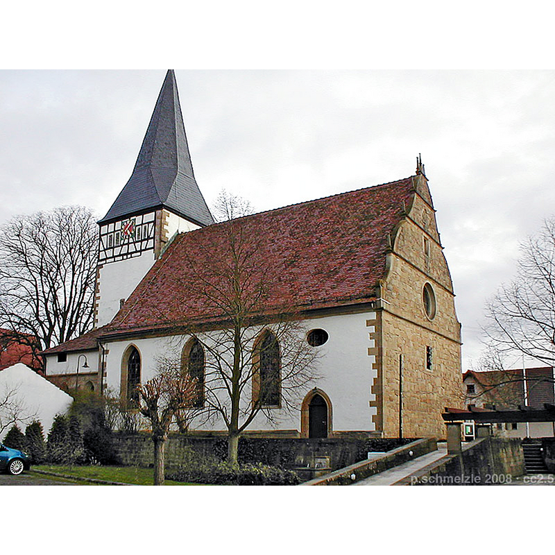 Source caption: "Evangelische Lambertuskirche in Pfaffenhofen (Württ.)"