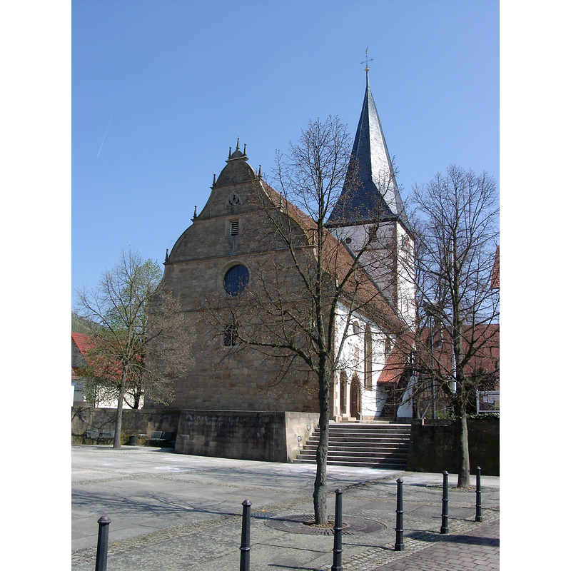 Source caption: "Pfaffenhofen Evangelische Kirche"
