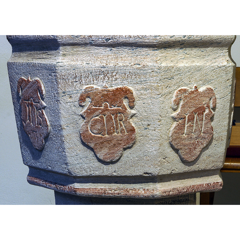some bearing letters, others numerals of the date, etc.