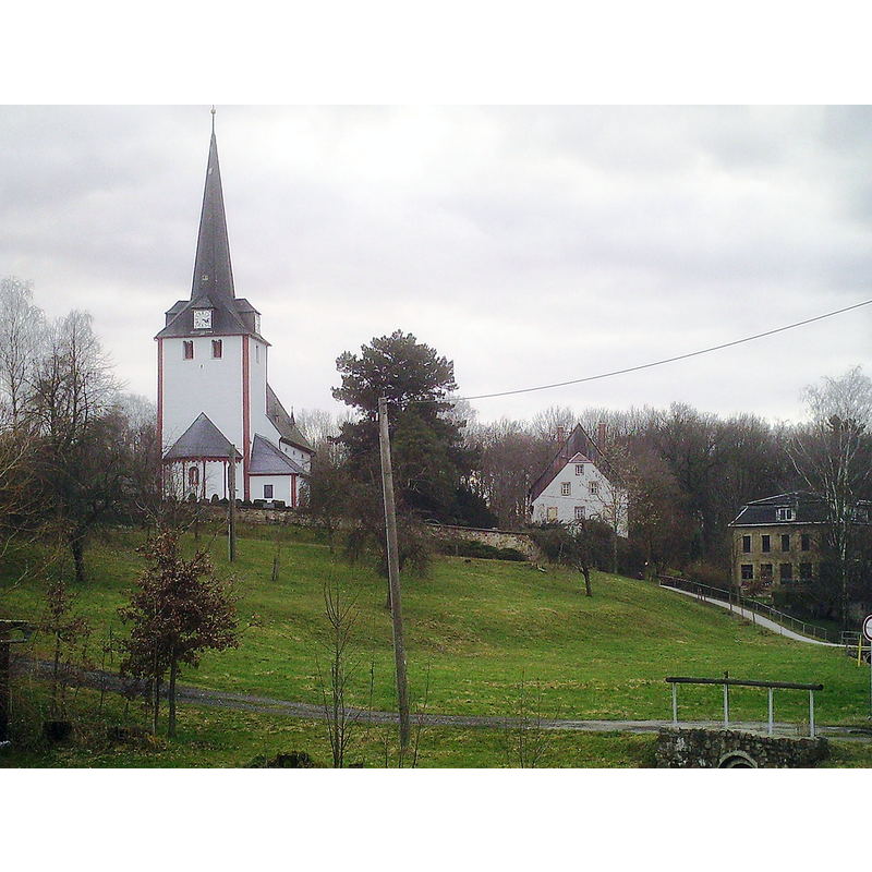 Source caption: "Kirche in Niedersteinbach (Penig)"