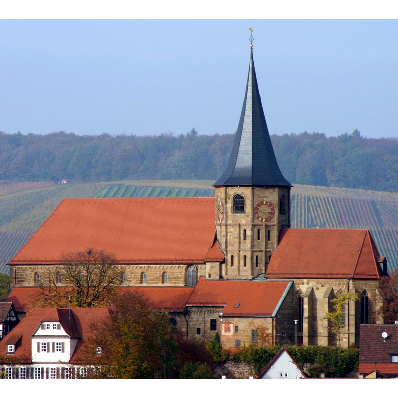 Source caption: " Weinsberg, Johanneskirche von Süden"