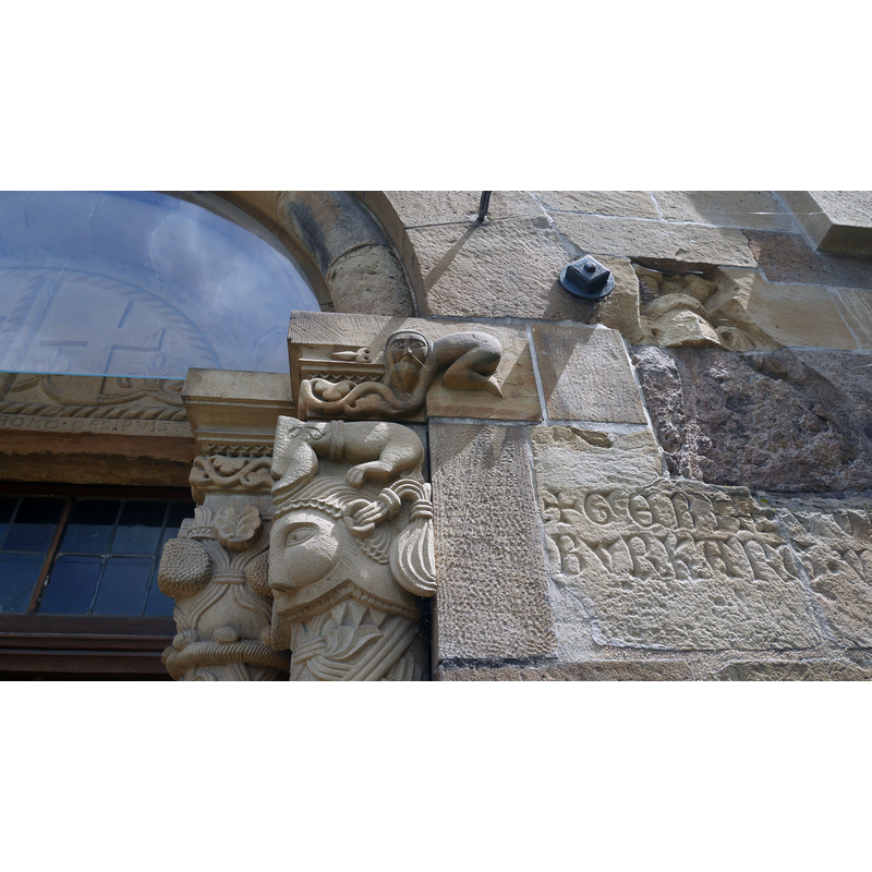 Source caption: "Johanneskirche Weinsberg Blattarm"