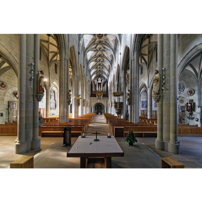 Source caption: "The Cathedral of St. Nicholas, Überlingen."