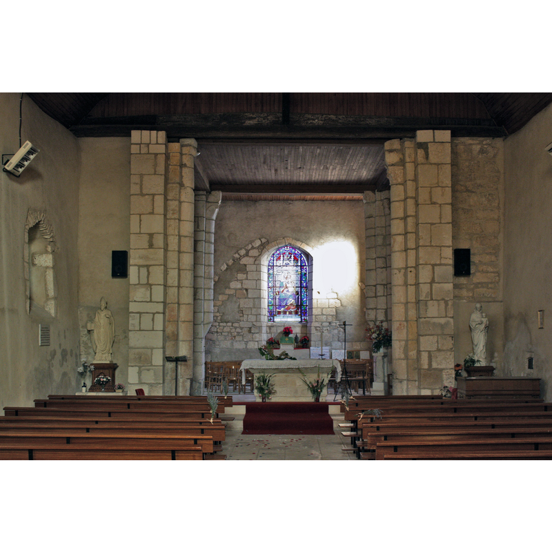 Source caption: "Eglise de Leignes-sur-Fontaine"