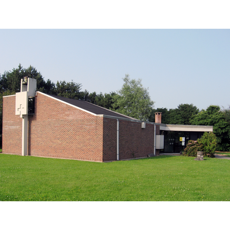 Source caption: "Sint-Aldegondiskerk in Ezemaal"