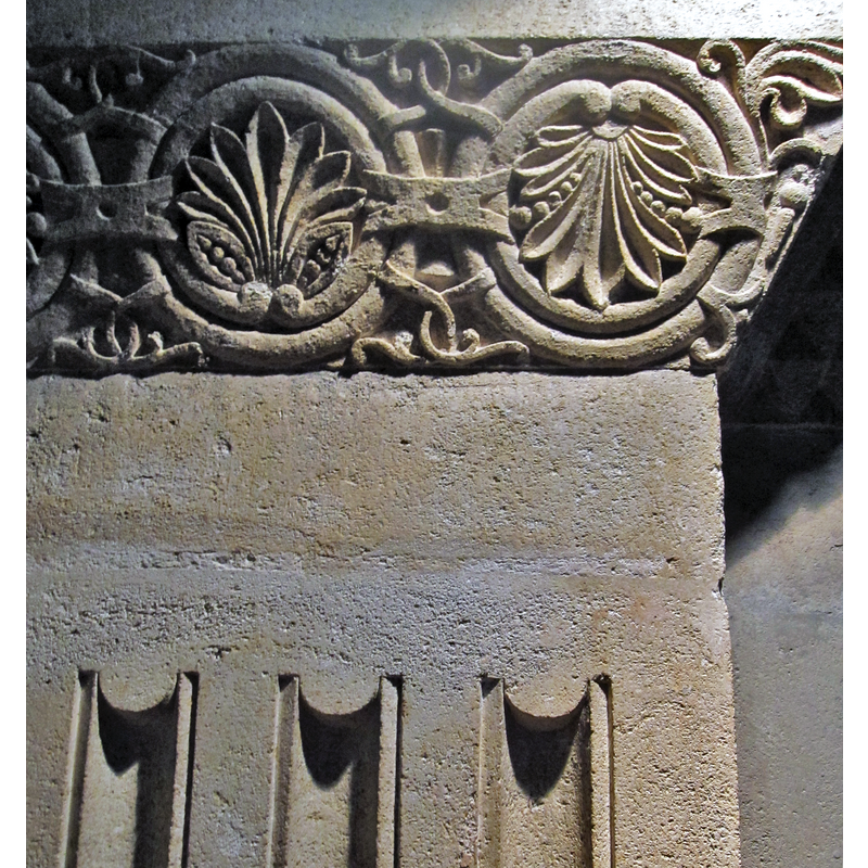 Source caption: "Wall of Notre Dame de la Garde crypt, Marseille, France"