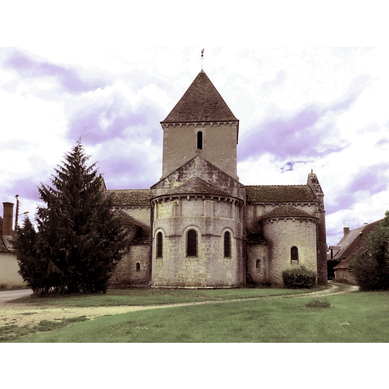 Source caption: "Eglise d'Ineuil"