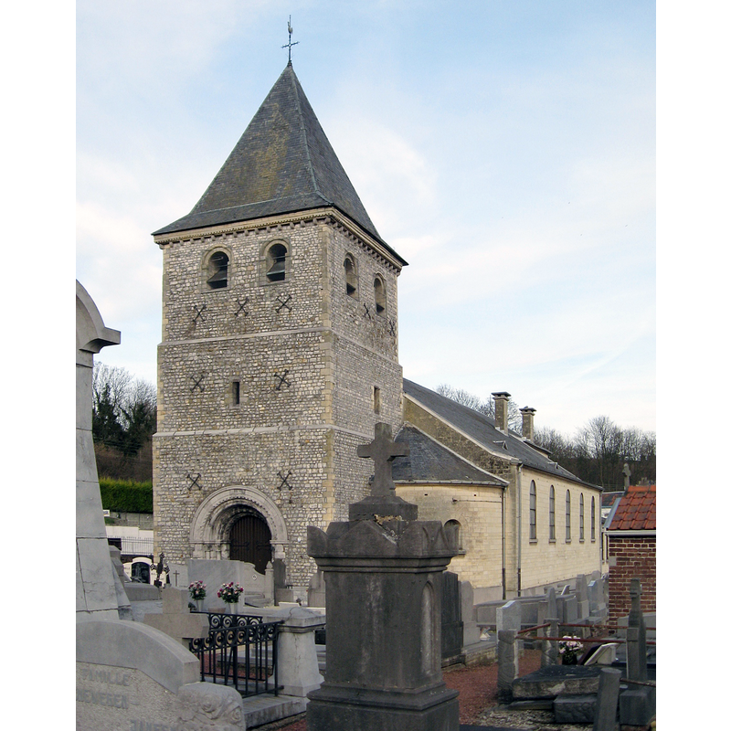 Source caption: "Eglise Saint-Lambert à Wonck"