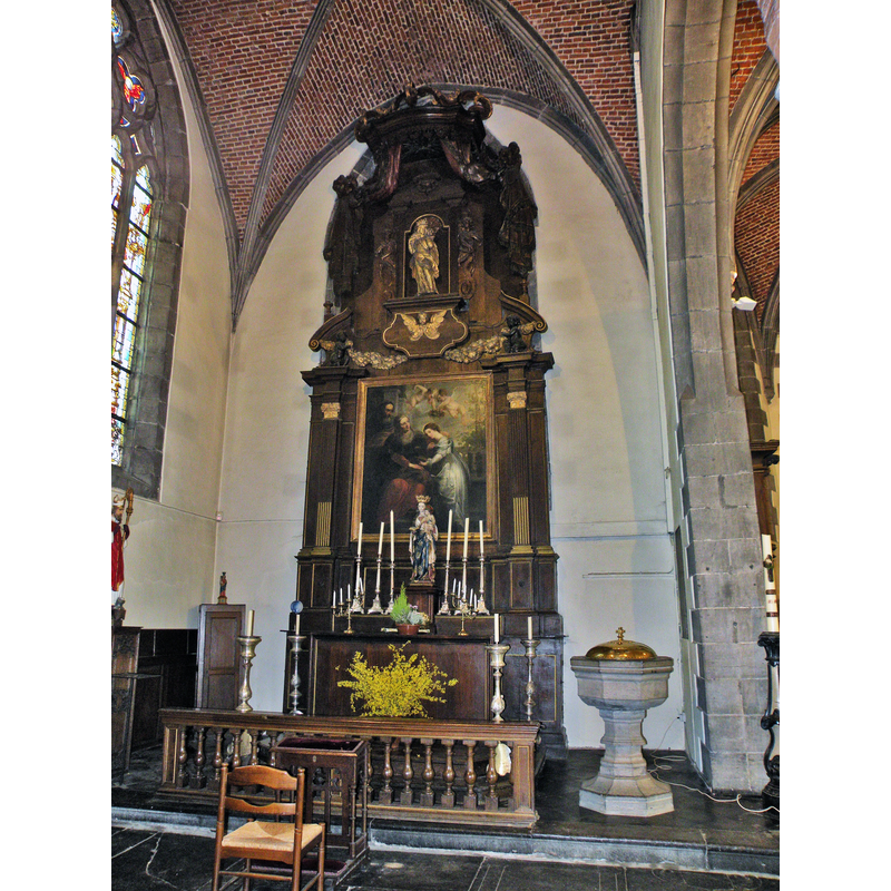 Source caption: "Havré transept nord"