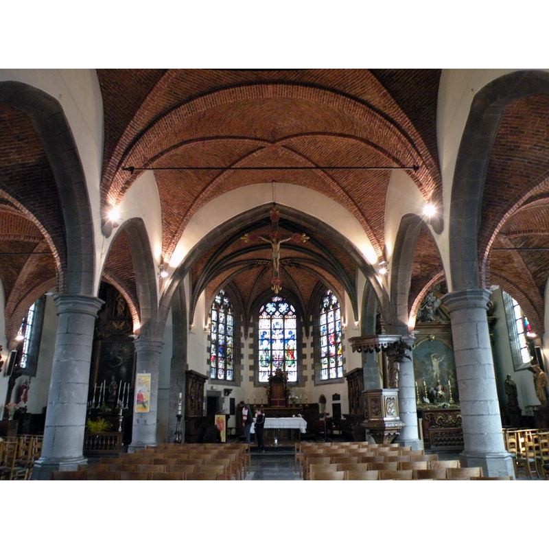 Source caption: "coeur de l'eglise saint martin de havré"