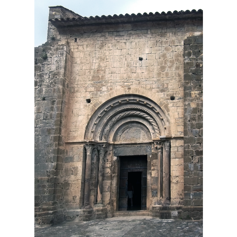 Source caption: "Iglesia de Sant Cristófol de Beget"