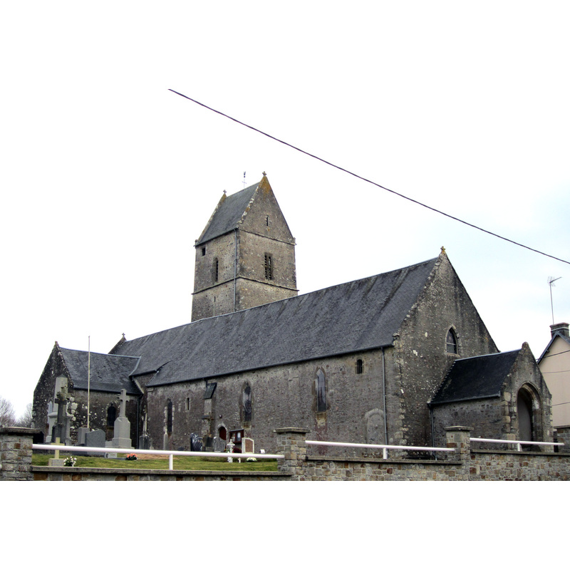 Source caption: "Église Saint-Pierre de Muneville-le-Bingard"
