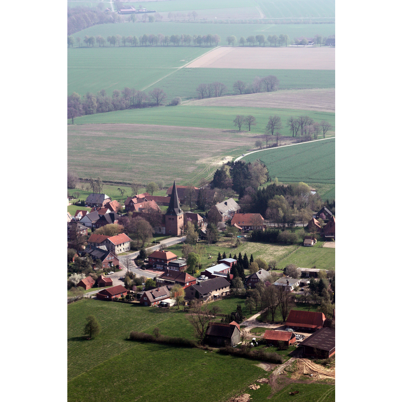 Source caption: "Syke, Landkreis Diepholz, Niedersachsen; Luftbildaufnahme"