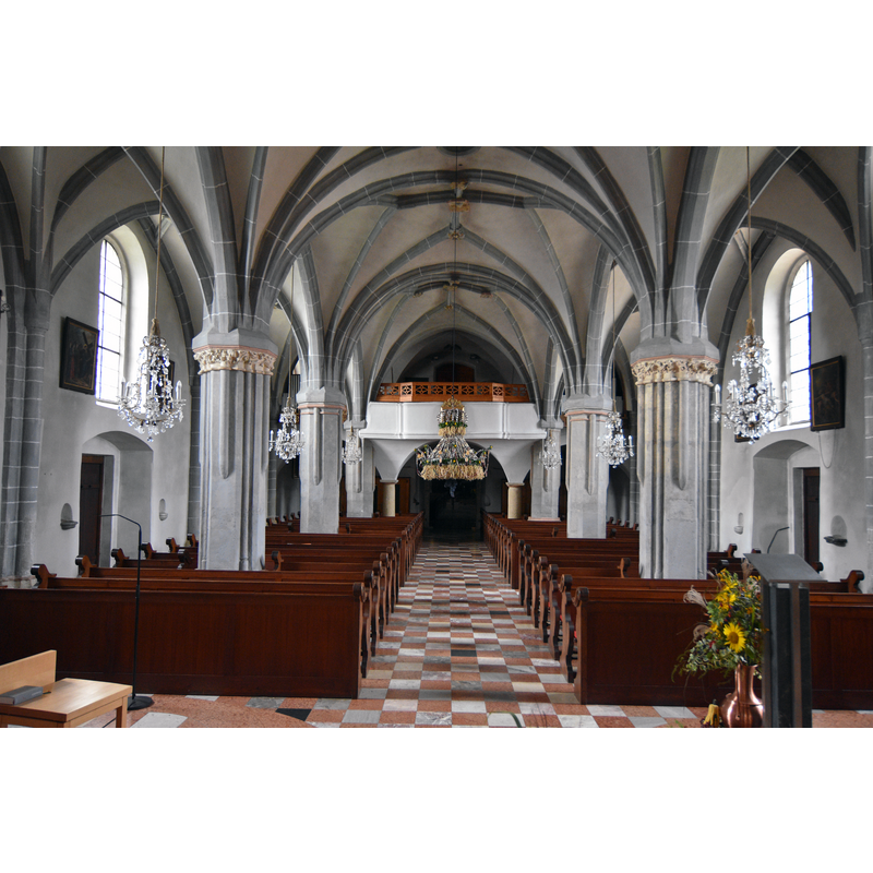Source caption: "Pfarrkirche Sankt Stefan ob Stainz - Interior"
