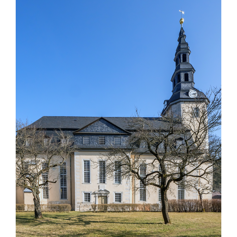 Source caption: "Hoffnungskirche Oberweißbach"