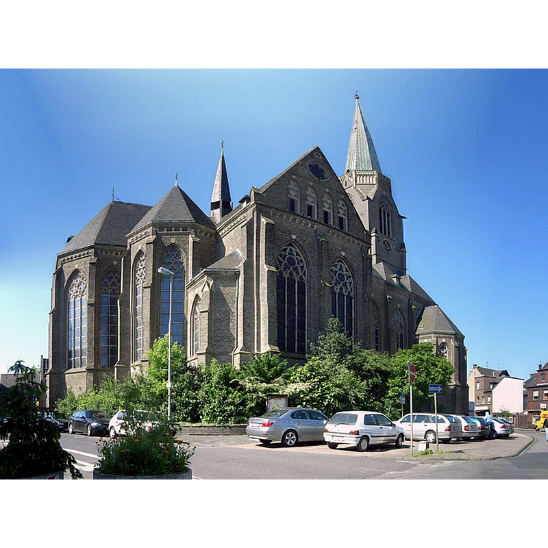 Source caption: "Kirche in Anrath, Deutschland"