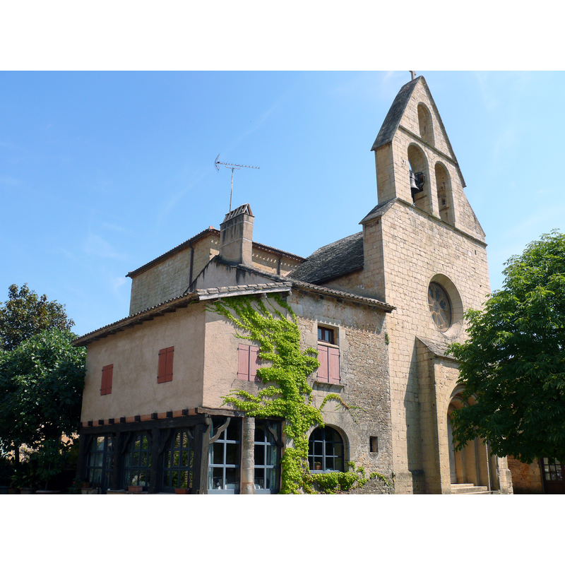 Source caption: "Biron - Eglise Notre-Dame-du-Bourg"