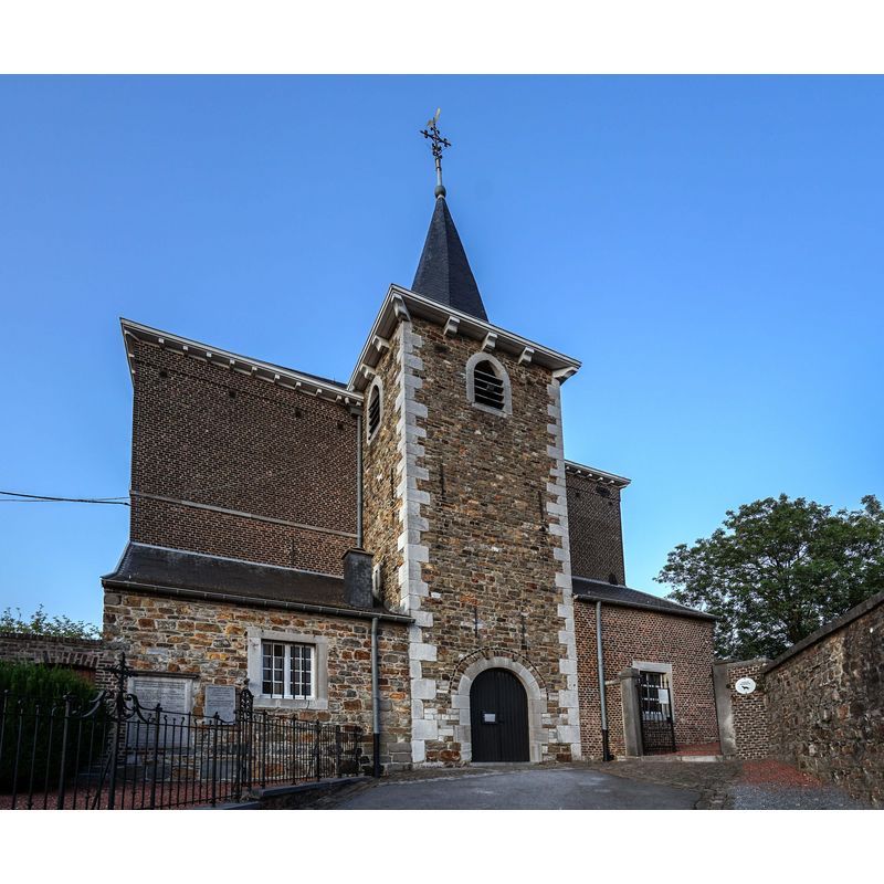 Source caption: "Église Saint-Pancrace de Dalhem"