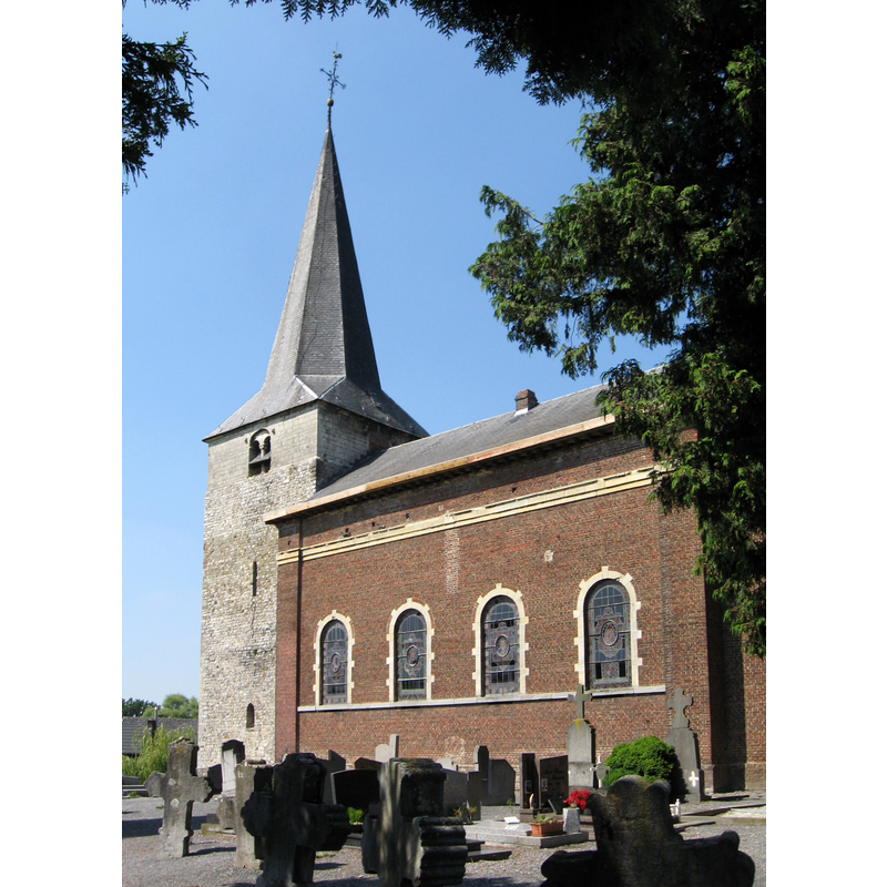 Source caption: "Sint-Jan Baptistkerk (1840) in Kuttekoven"