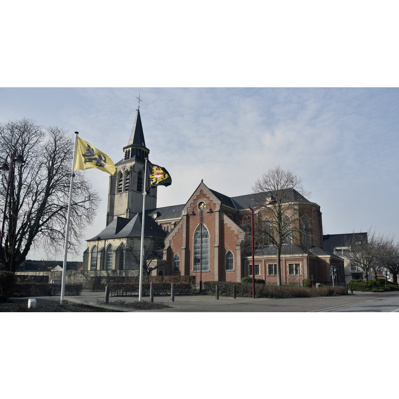 Source caption: "Sint-Rumolduskerk (Steenokkerzeel)"