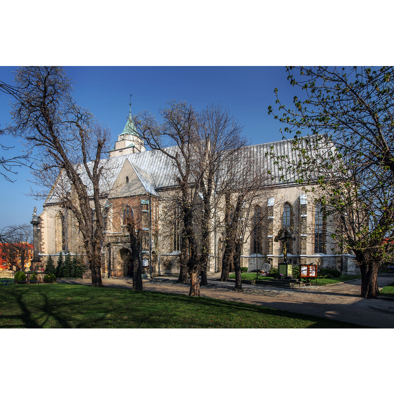 Source caption: "Jawor, kościół par. p.w. św. Marcina, XIII, XIX"
