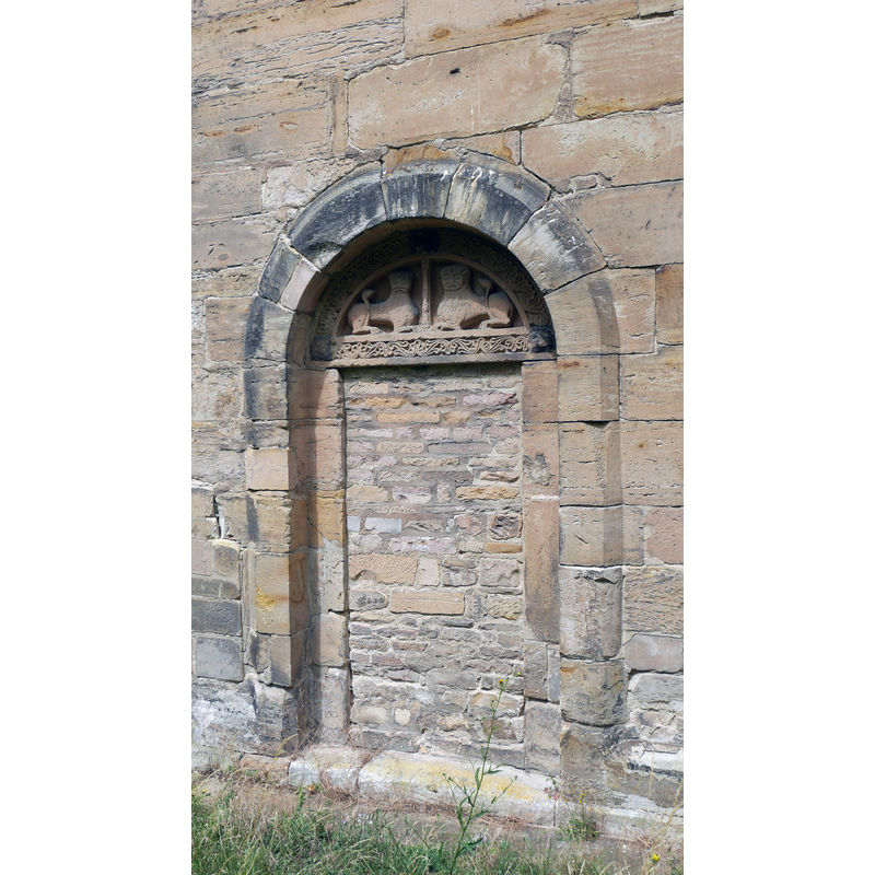 Source caption: "Kloster Hamersleben Tympanon Querung"