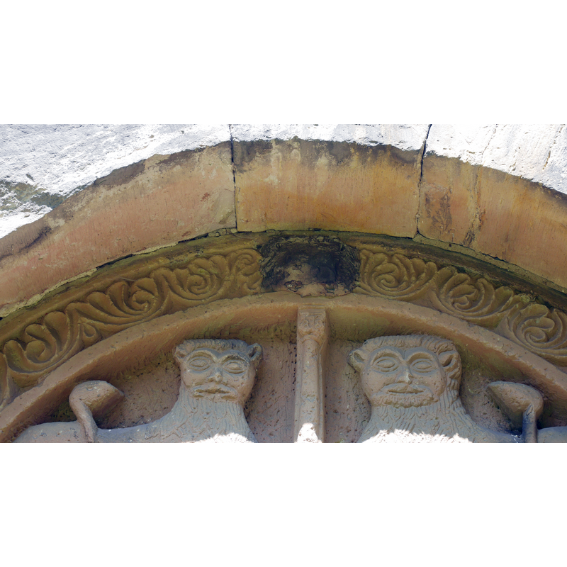 Source caption: "Kloster Hamersleben Tympanon Detail"