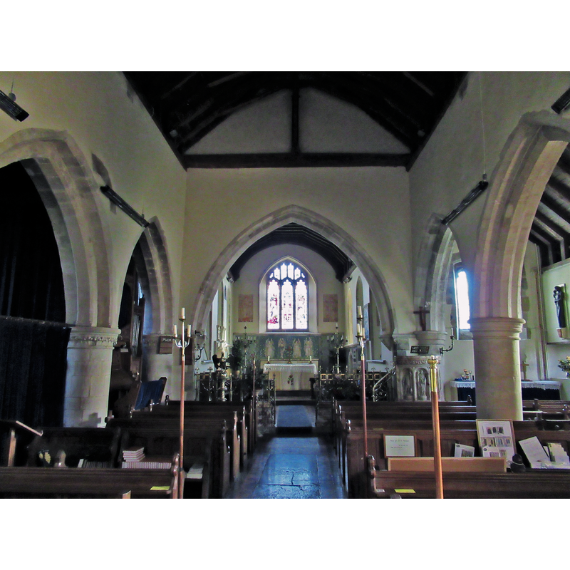 Source caption: "St Mary, Clapham, nave"