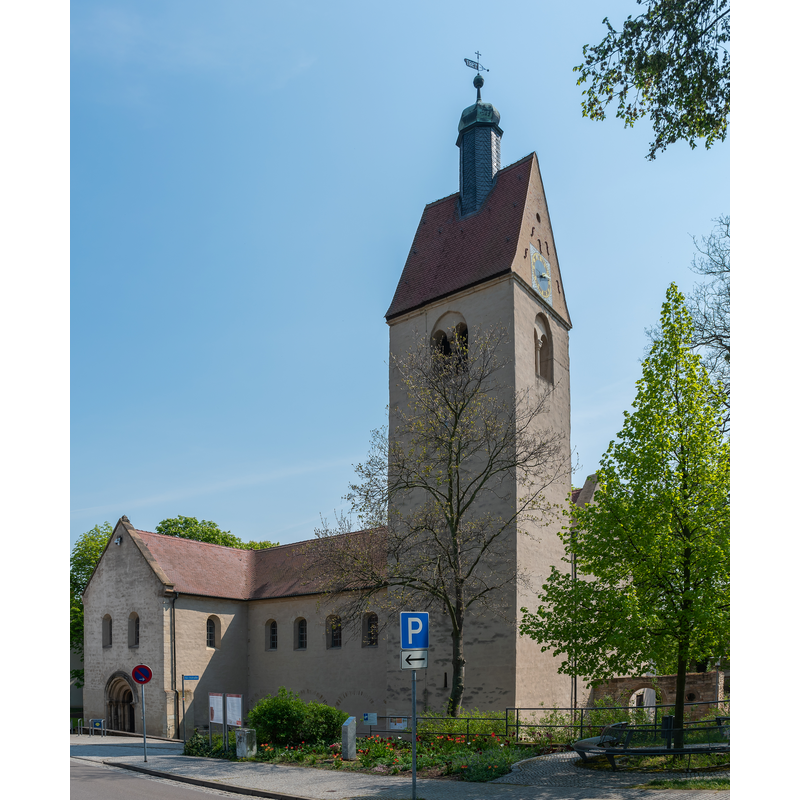 Source caption: "Saint Thomas of Canterbury church in Merseburg, Saxony-Anhalt, Germany"