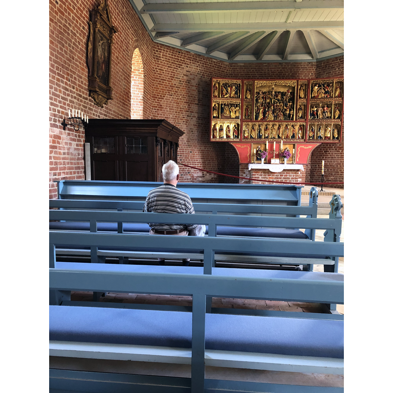 Source caption: "Neue Kirche St. Crucis, Pellworm, Innenraum"