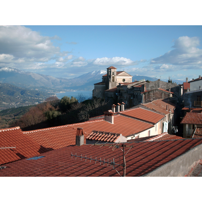 Source caption: "paesaggio della frazione di Bosco (SA)."