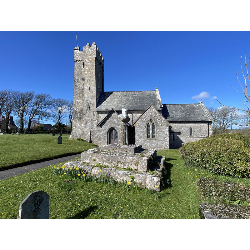 Source caption: "St Michael and All Angels, Bosherston"