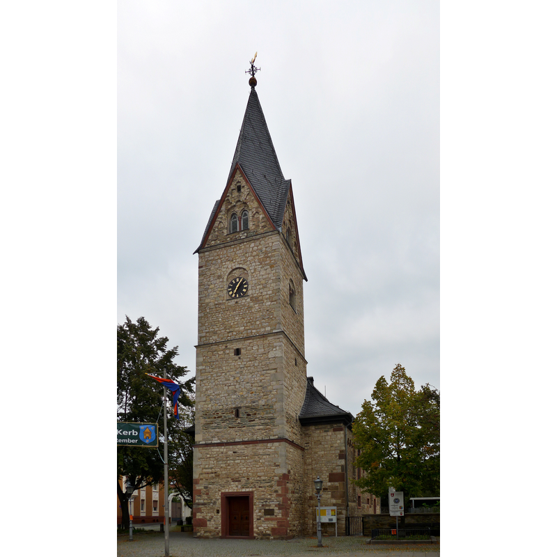 Source caption: "Ev. Kirche Wiesbaden Bierstadt"