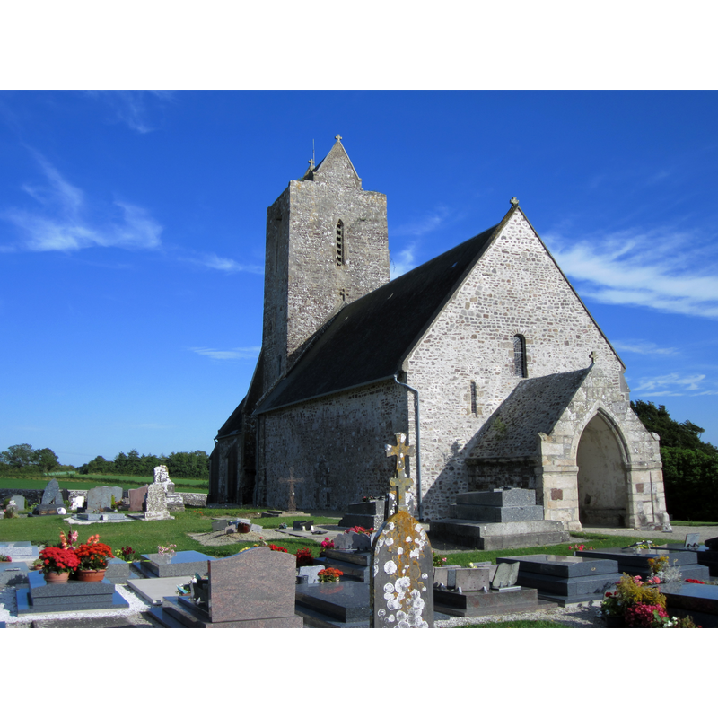 Source caption: "Église Saint-Georges de Montchaton"