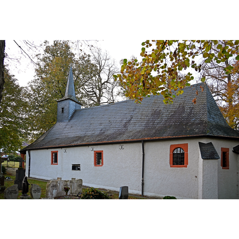 Source caption: "St. Bartholomäus (Wiesenbach) von Osten"