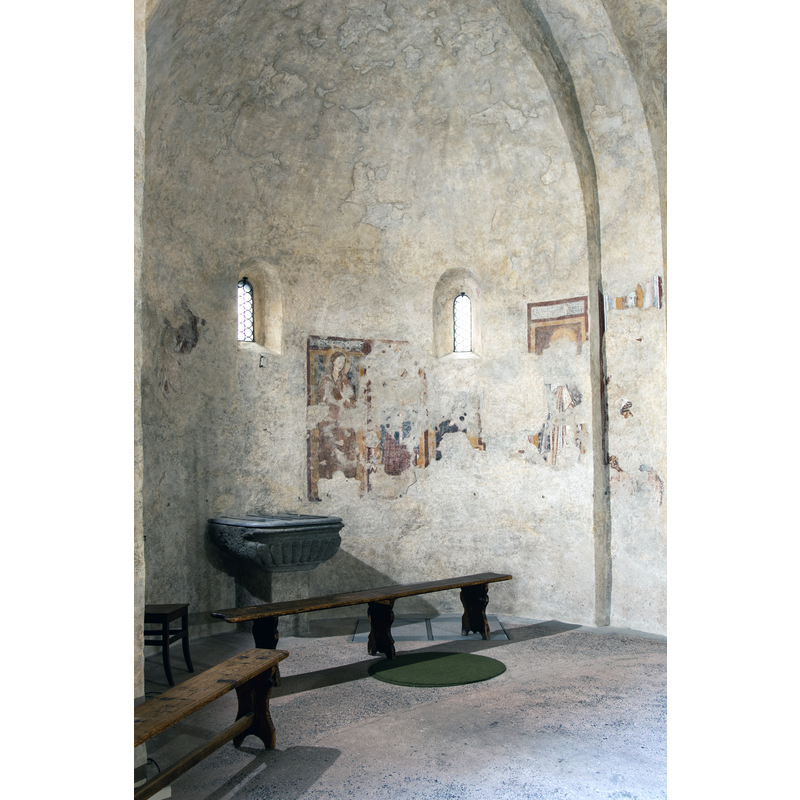 Source caption: "Battistero di Biella, abside nord"