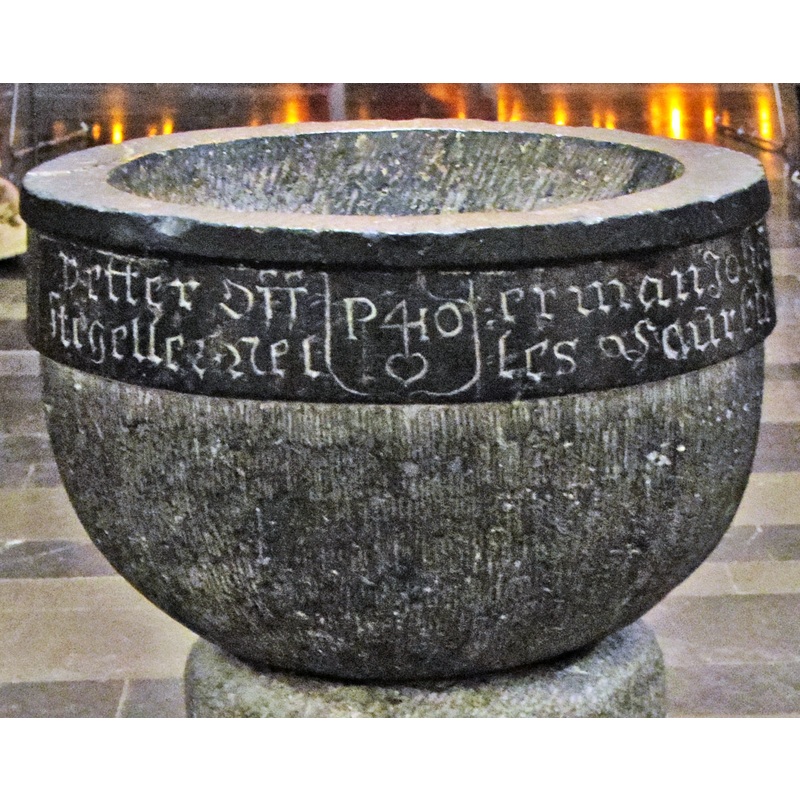believed to the the names of the three donors [cf. FontNotes]