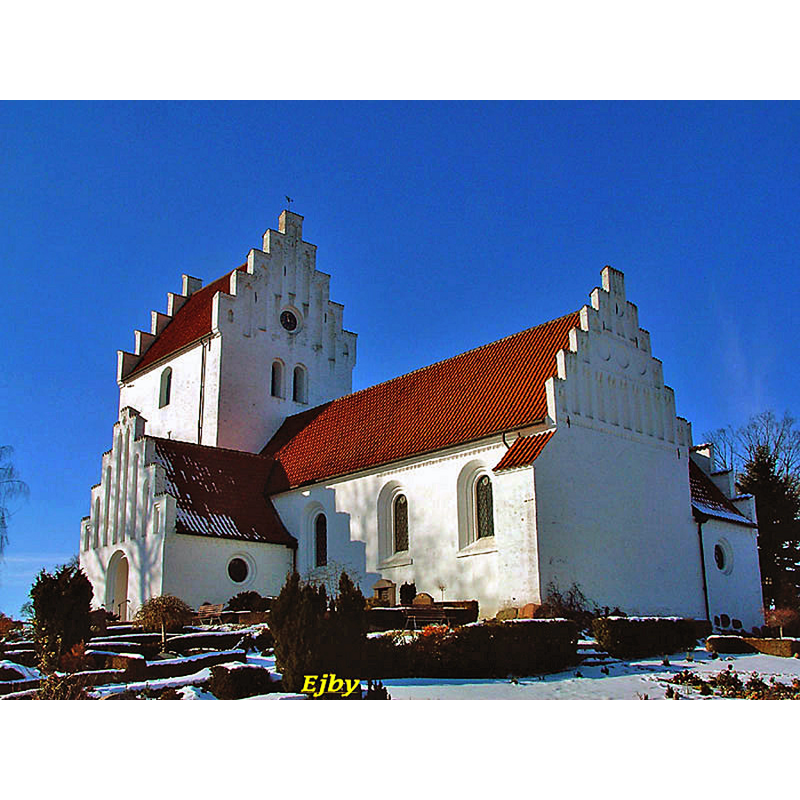 Source caption: "Ejby (Køge) fra sydøst"