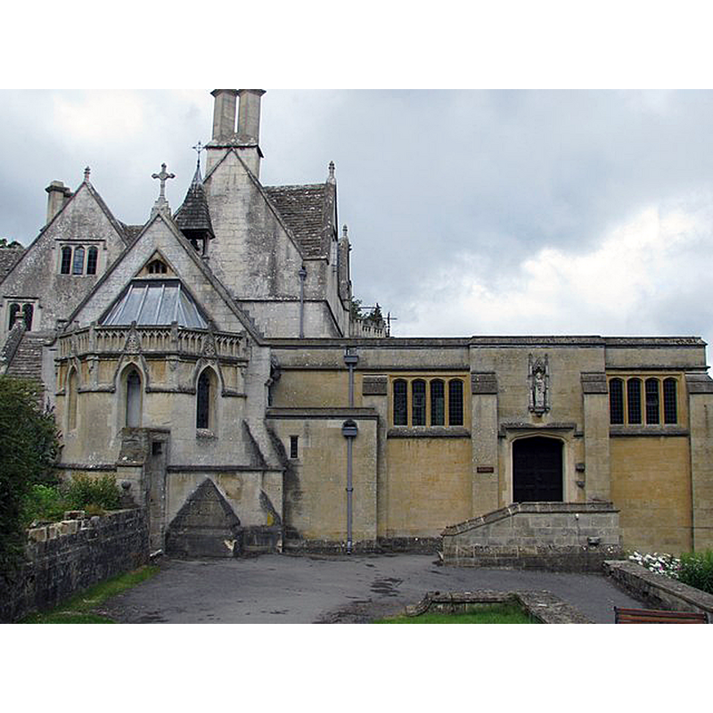 Source caption: "Chapel attached to the old monastery at Prinknash"