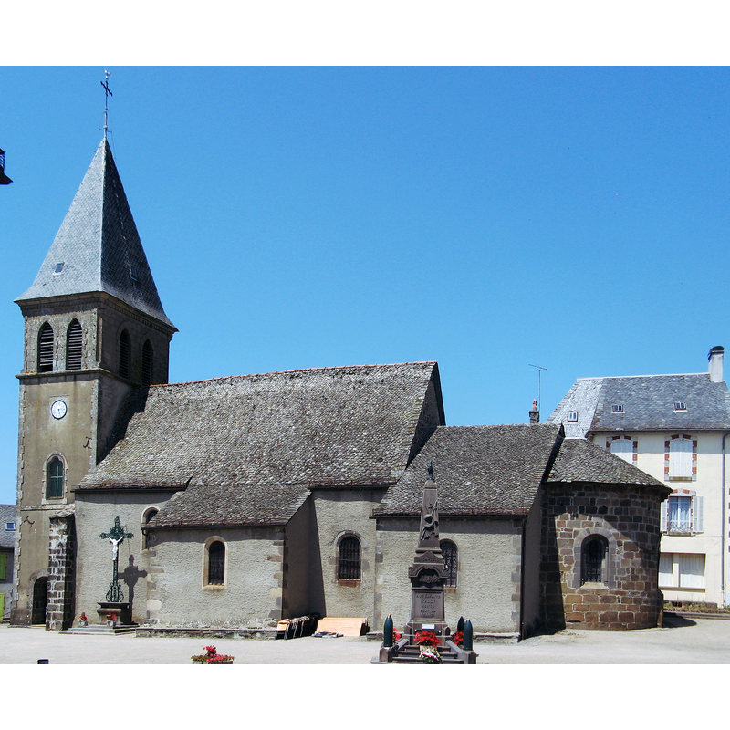 Source caption: "Ally, église Saint-Ferréol"