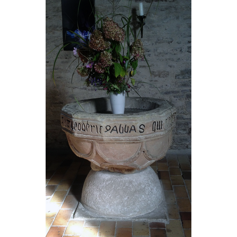 Source caption: "Ilsenburg, ev. Marienkirche, Taufstein"