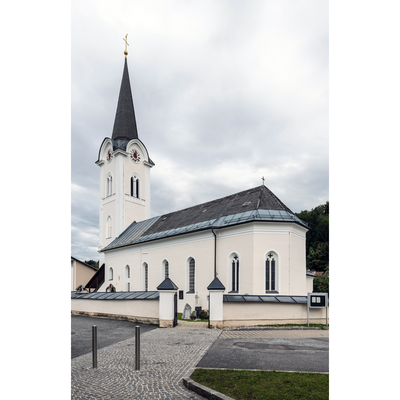 Source caption: "Pfarrkirche hl. Margareta in Gottestal, Gemeinde Wernberg, Bezirk Villach Land, Kärnten, Österreich, EU"