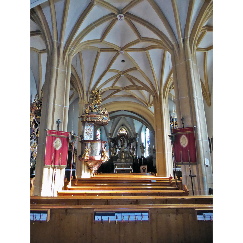 Source caption: "Pfarrkirche hl. Katharina, Neumarkt in der Steiermark, Steiermark, Österreich"