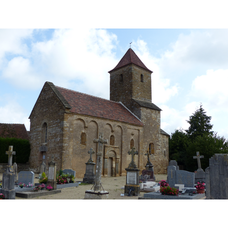 Source caption: "Eglise de Saint-Maurice-des-Champs"