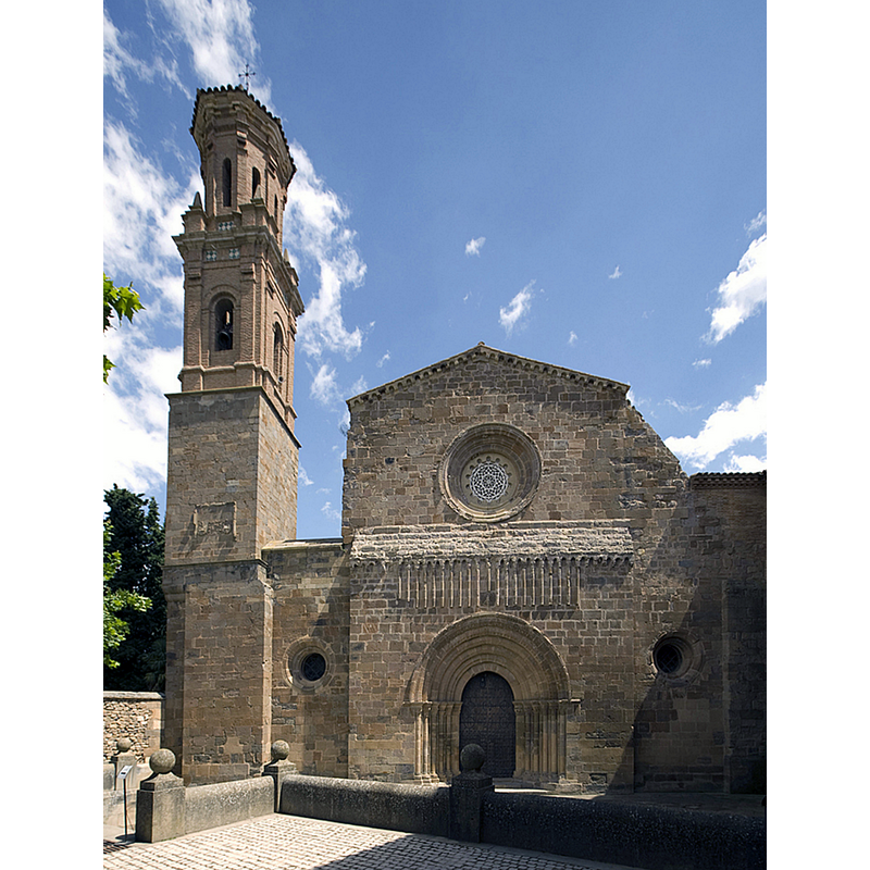 Source caption: "Church of the Monastery of Santa María de Veruela, Spain"