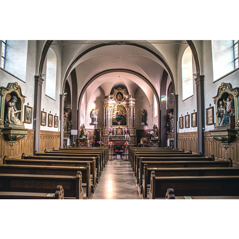 Source caption: "Kierch vu Viichte"