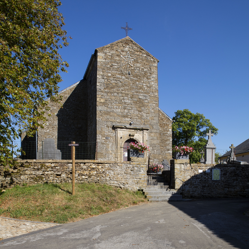 Source caption: "Eglise Saint-Quentin [Montquintin] chapelle gothique et tour plus ancienne? [...] Date: 1601 (incertain) - 1700 (incertain)"