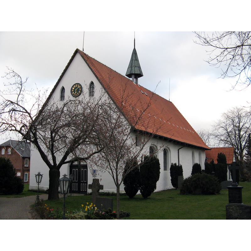 Source caption: "Sankt Marien-Magdalenen-Kirche in Erfde"